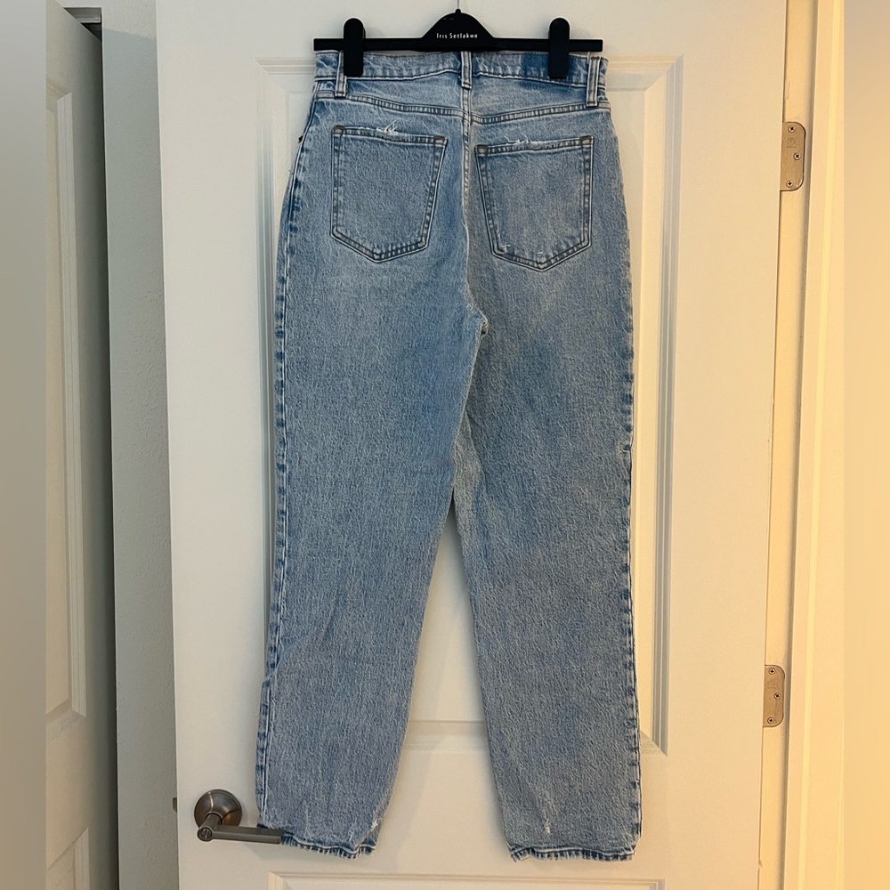 Abercrombie & Fitch Light Blue Straight Leg Jeans - Picture 2 of 2